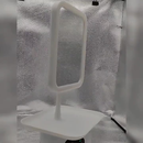 Espelho de mesa retangular para maquiagem com luz de LED 3 modos de cores