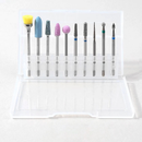 Kit Manicure Lixadeira Eletrica De Unha + Kit 10 brocas Tips Acrigel Profissional
