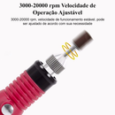 Kit Manicure Lixadeira Eletrica De Unha + Kit 10 brocas Tips Acrigel Profissional