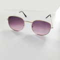 607 Óculos De Sol Hexagonais Feminina Vintage Masculino Moda quadrados Oculos