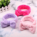 Tiara Laço/Lisa Para Cabelo Maquiagem/Limpeza Rosto Limpo Make Up- 1 unidade