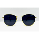 607 Óculos De Sol Hexagonais Feminina Vintage Masculino Moda quadrados Oculos