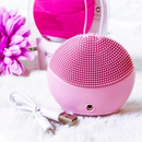 Esponja Elétrica Massageador Elétrico Limpeza Facial Para Skincare Escova De Silicone Recarregável