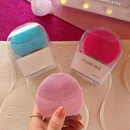 Esponja Elétrica Massageador Elétrico Limpeza Facial Para Skincare Escova De Silicone Recarregável