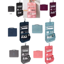 【ORGANIZADOR DE VIAGEM】Necessaire Suspensa com Divisórias, Resistente e Impermeável para Maquiagem e Higiene