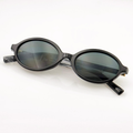 Óculos de sol feminino oval retrô, padrão tartaruga, estilo moderno
