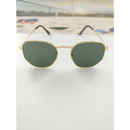 607 Óculos De Sol Hexagonais Feminina Vintage Masculino Moda quadrados Oculos