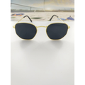607 Óculos De Sol Hexagonais Feminina Vintage Masculino Moda quadrados Oculos