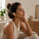 Fone Bluetooth Sem Fio TWS Open Ear com Estojo Compacto Microfone HD Conexão Rápida