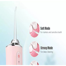 Irrigador Dental Elétrico Oral Portátil Recarregável USB 220ml Limpeza Para família ou viagem