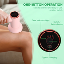 Massageador Elétrico de celulite sem fio Portátil Profissional para Barriga Coxa Pescoço Mulher Presente Feminino