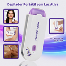 Depilador Sem Fio Recarregável Aparador Sem Dor Removedor De Pelos Para Os Gêneros Facial E Corporal
