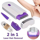 Depilador Sem Fio Recarregável Aparador Sem Dor Removedor De Pelos Para Os Gêneros Facial E Corporal